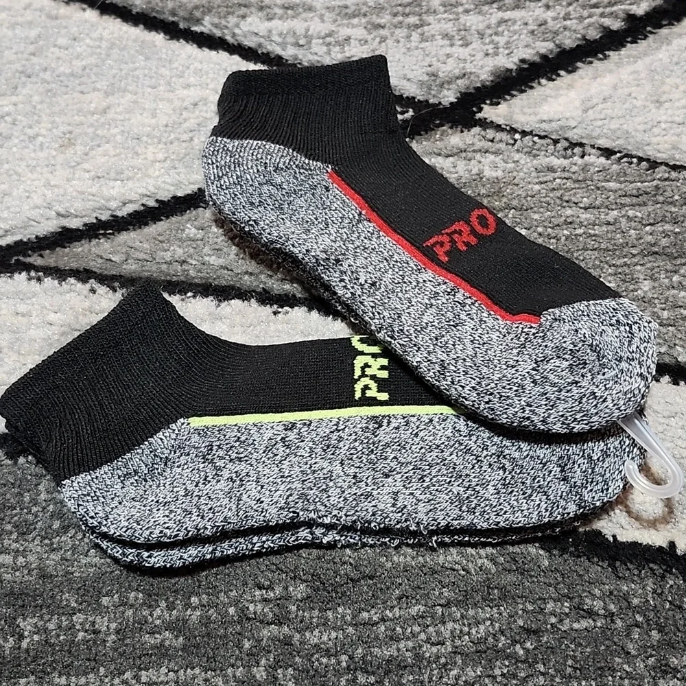 NO-SHOW ANKLE- ATHLETIC LOW-CUT- CUSHIONED SLIPPER SOCKS BUNDLE PRICE FIRM